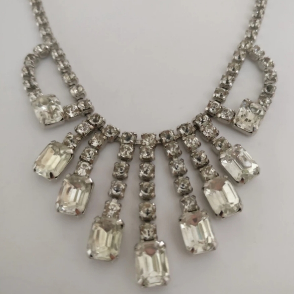 🇨🇦 Vintage Art Deco crystal set by Weiss in EUC - Picture 2 of 8